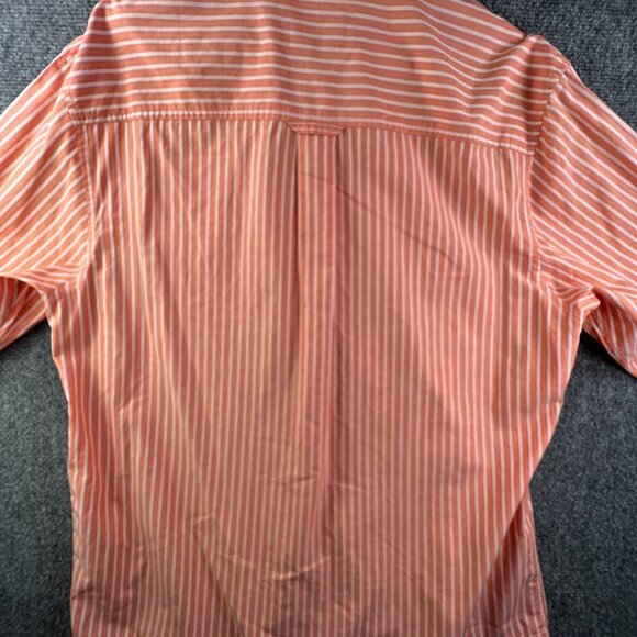 Tommy Bahama Button Up Shirt Men’s Striped Orange White Island Modern Fit XL - Picture 10 of 10